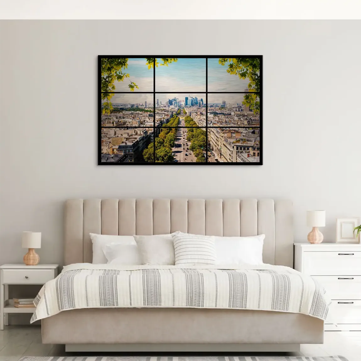 Paris Avenue AluDibond Gebürstet