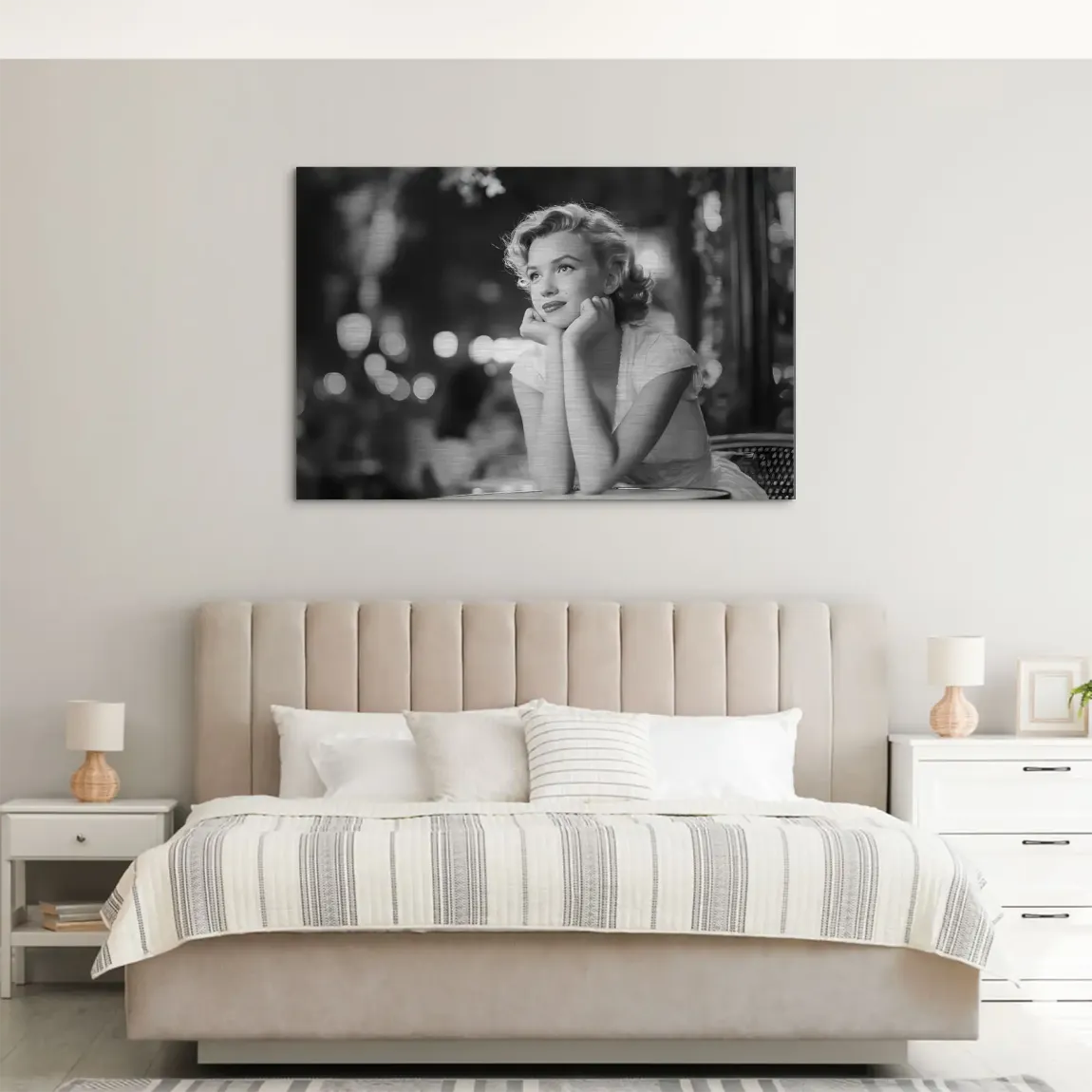 Marilyn Nightwish Noir AluDibond Gebürstet