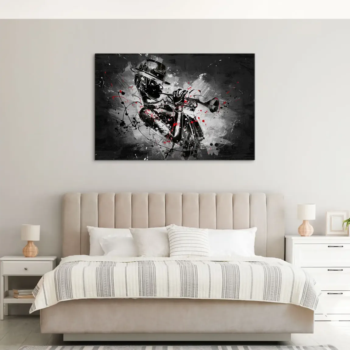 Jazzman Noir Symphony AluDibond Gebürstet