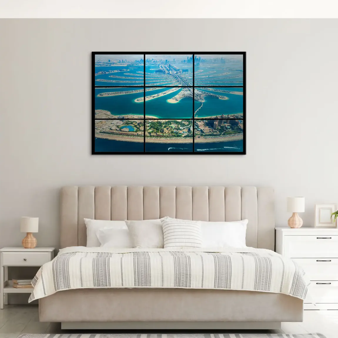 Palm View Dubai AluDibond Gebürstet