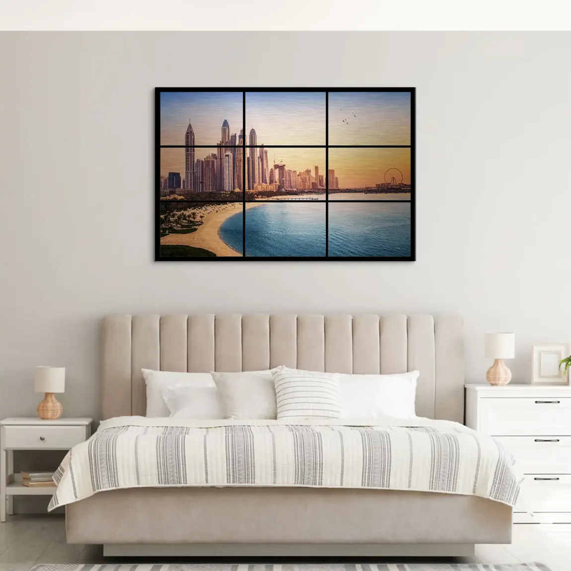 Golden Dunes Dubai AluDibond Gebürstet