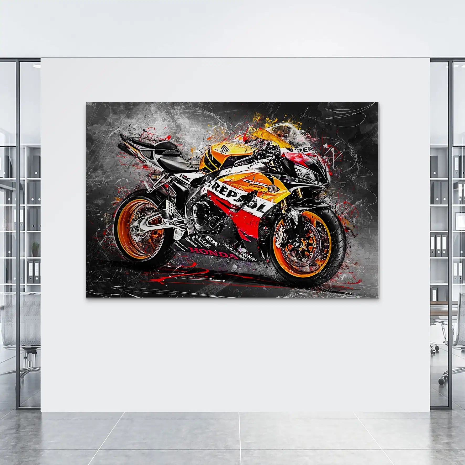 Honda CBR1000RR SC57 AluDibond Gebürstet INGALERIE