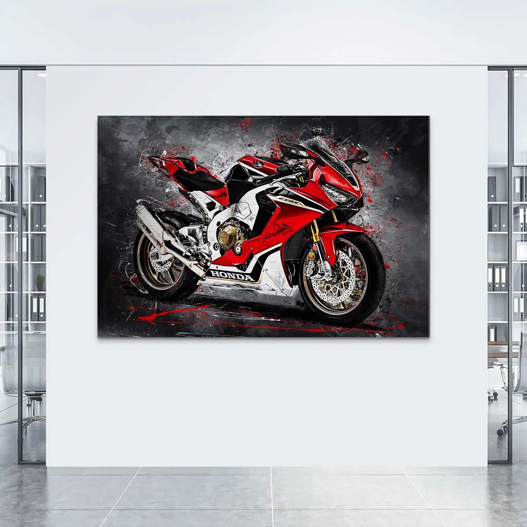 Honda CBR 1000 RR SP AluDibond Gebürstet INGALERIE