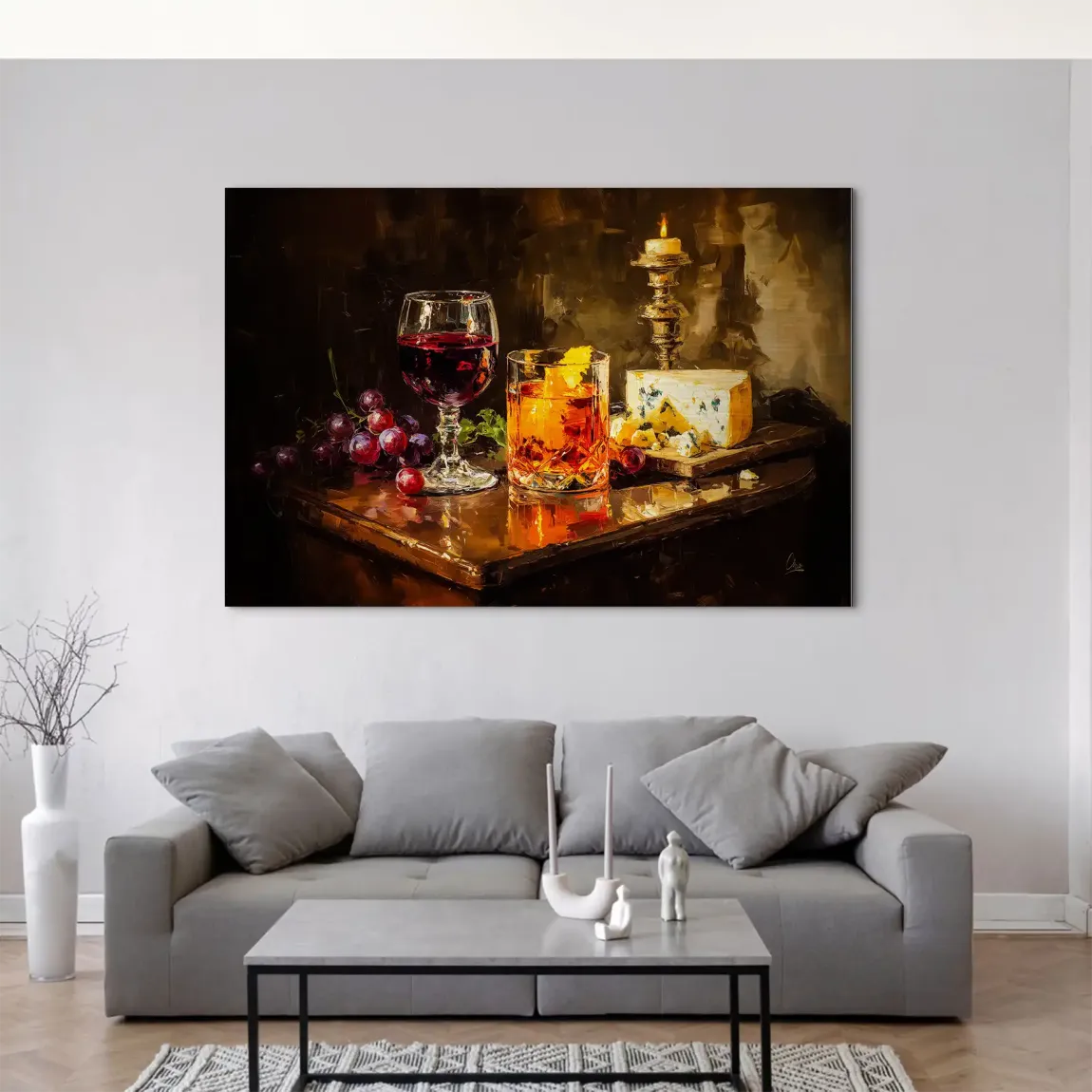 Wein & Genuss AluDibond Gebürstet