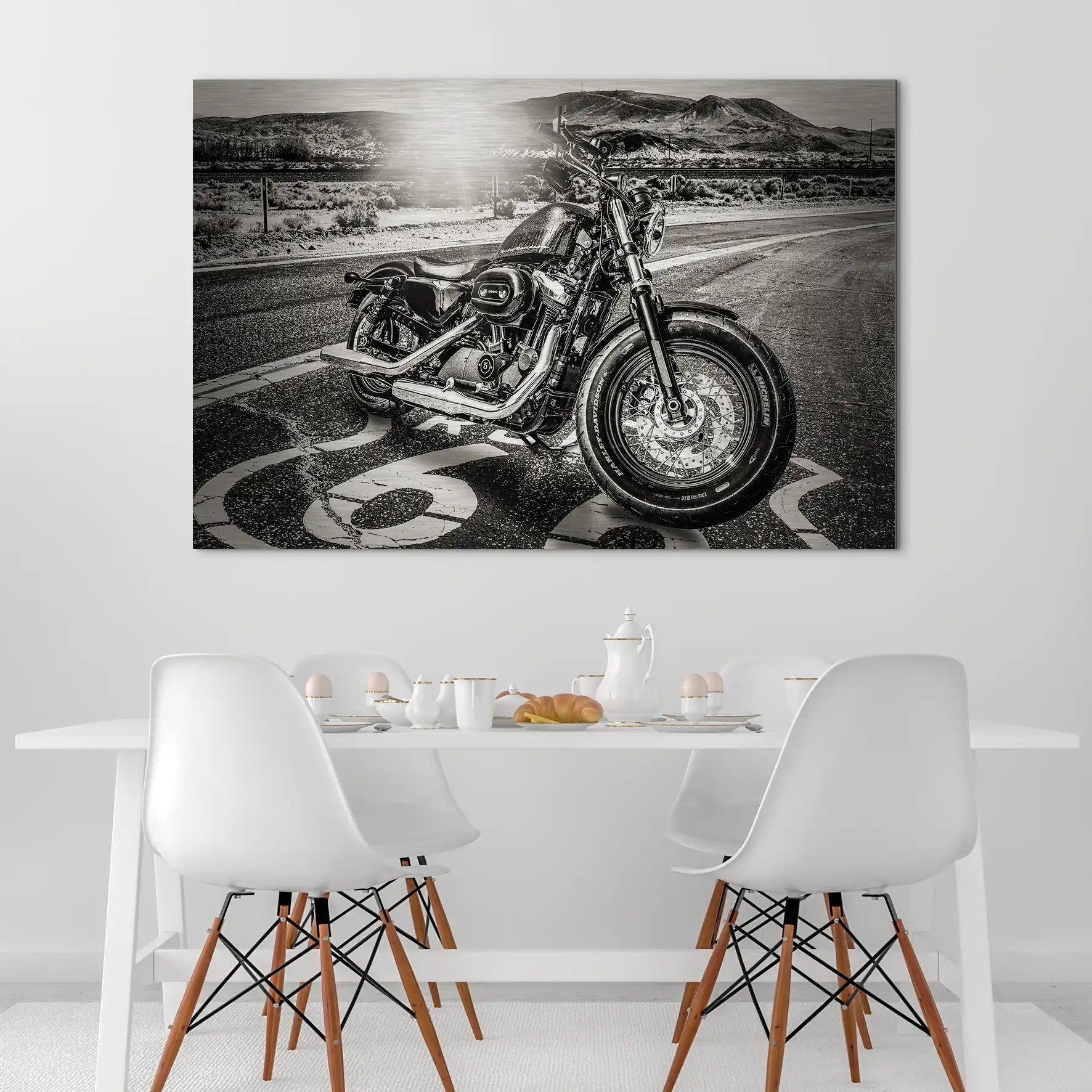 Route Heritage Edition – Harley Alu gebürstet Bild INGALERIE