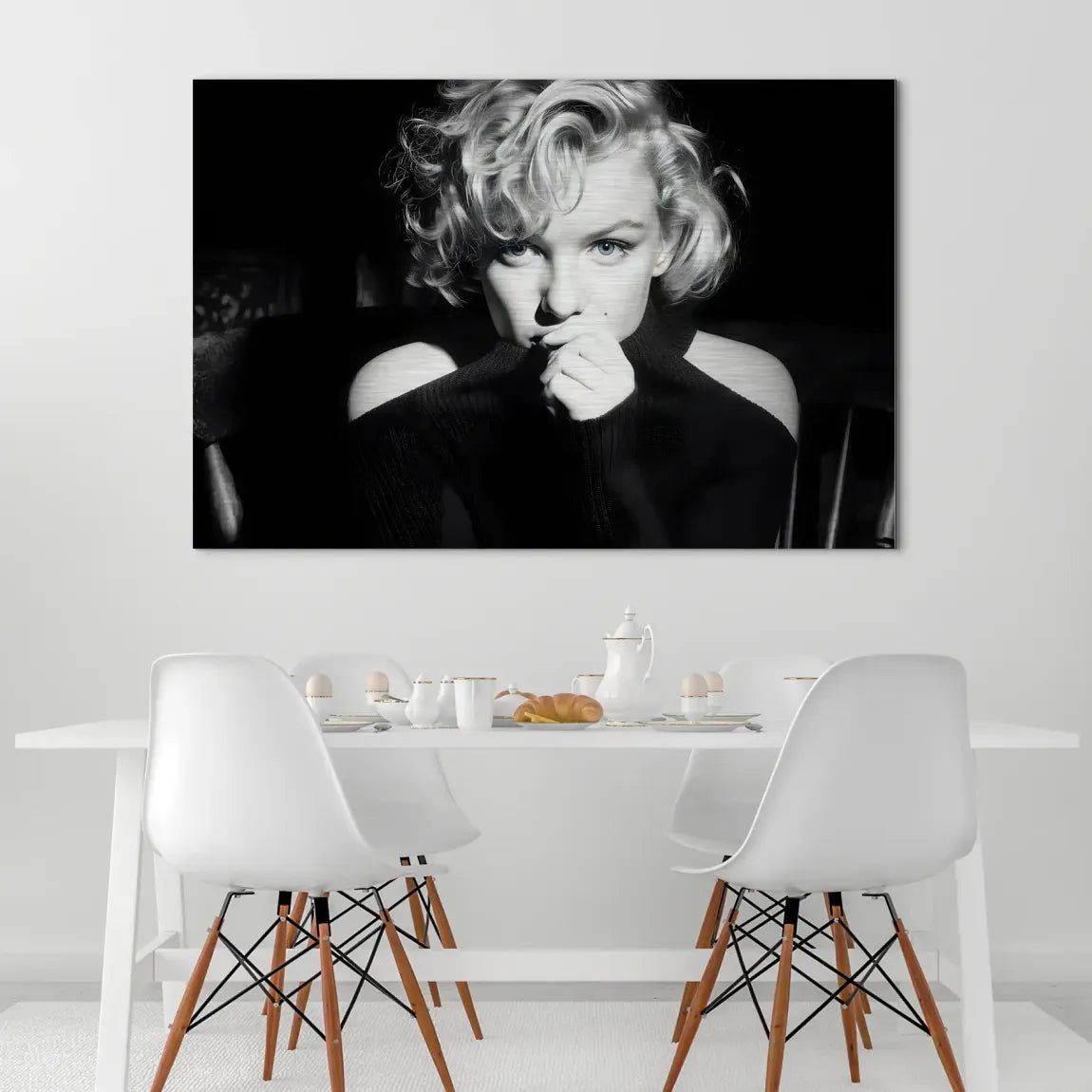 Marilyn Monroe Silent Glamour Alu Dibond Gebürstet INGALERIE