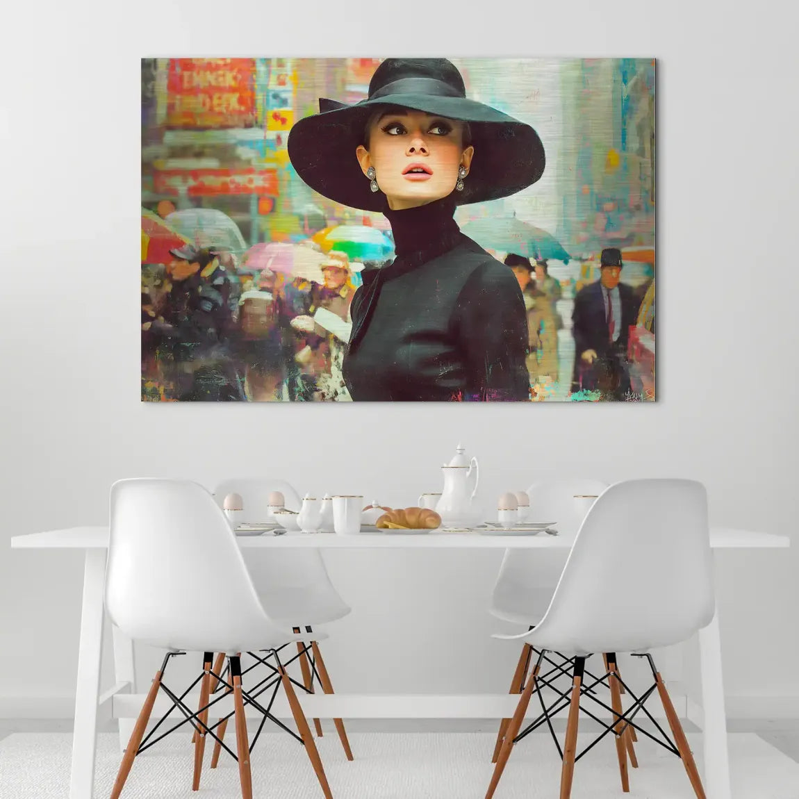 Audrey in New York Nr.2 AluDibond Gebürstet INGALERIE