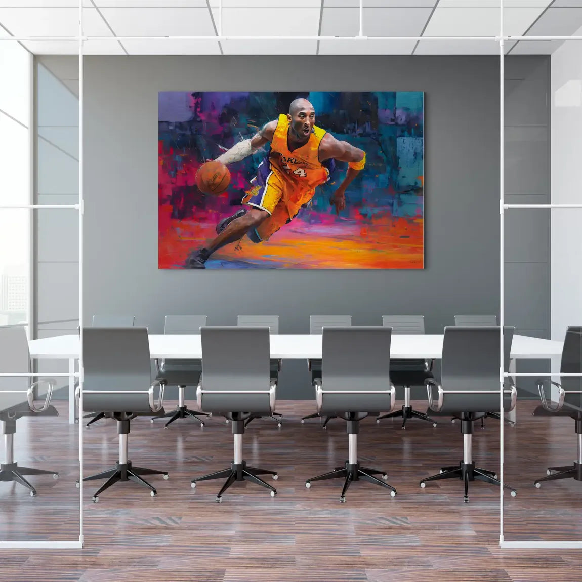 Kobe Abstrakt AluDibond Gebürstet INGALERIE