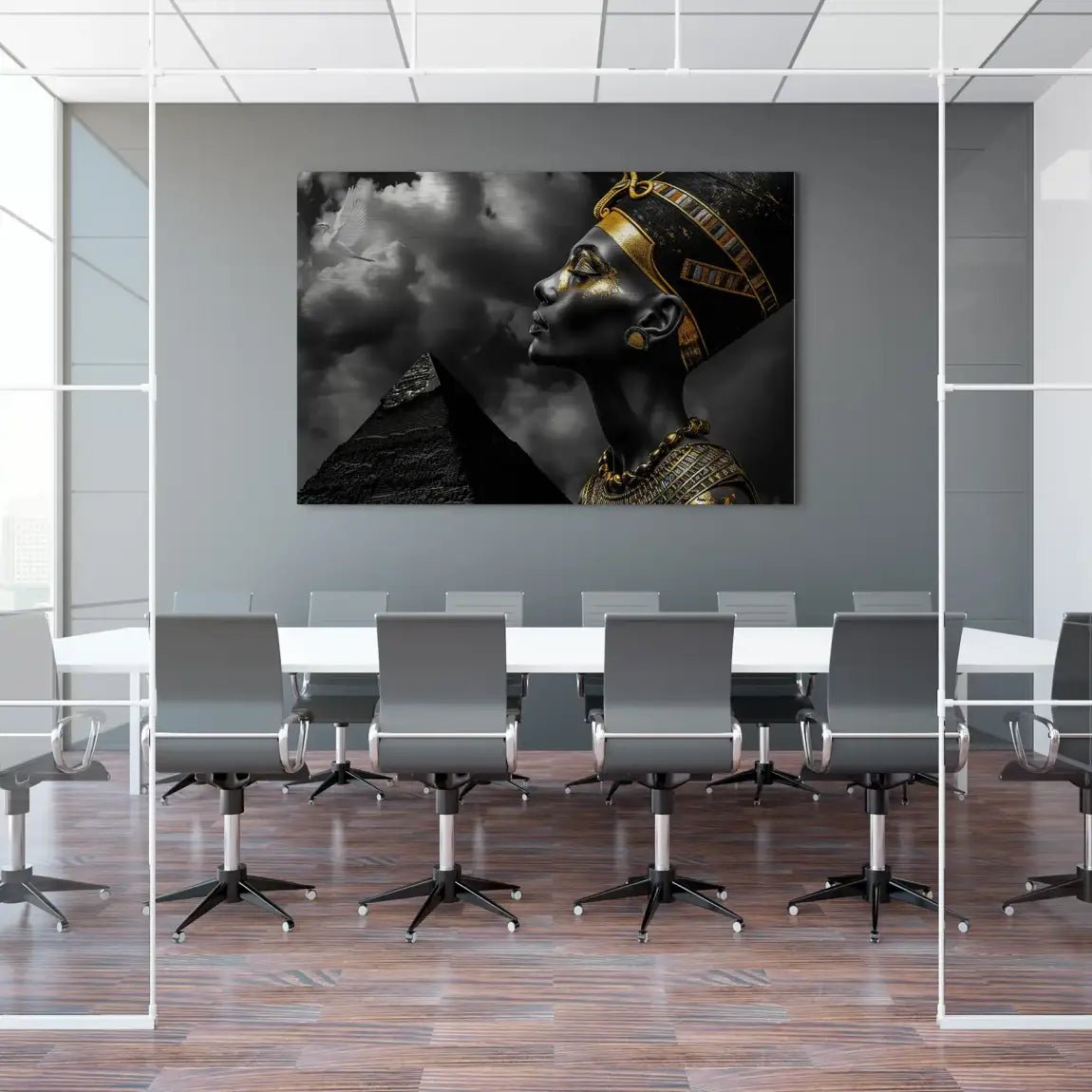 Queen Kleopatra Nr.4 Dark AluDibond Gebürstet INGALERIE
