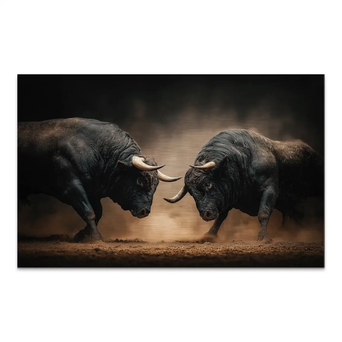 Bulls of Valor Alu Dibond Gebürstet