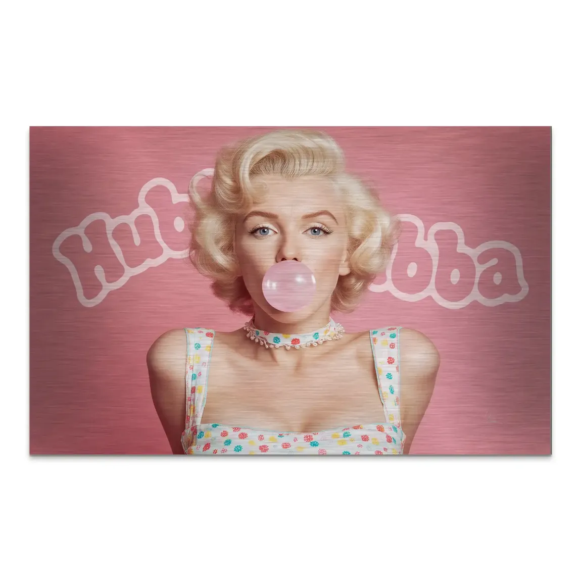 Marilyn Monroe Hubba Glam AluDibond Gebürstet
