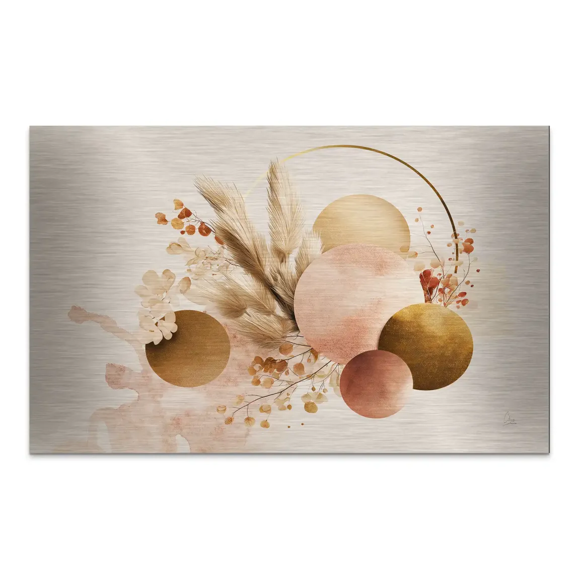 Golden Balance AluDibond Gebürstet