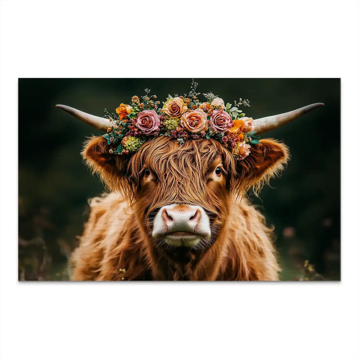 Highland Cow AluDibond Gebürstet INGALERIE