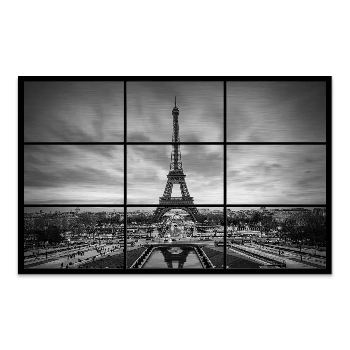 Paris Noir Alu Gebürstet