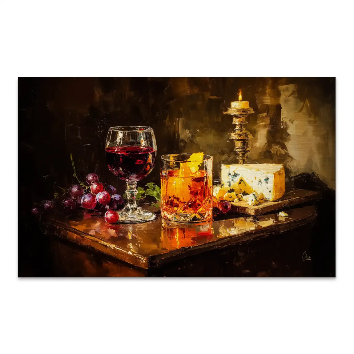 Wein & Genuss AluDibond Gebürstet