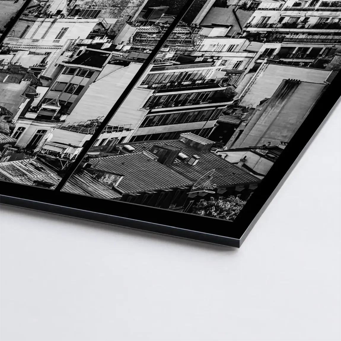 Eiffelturm über Paris Alu Gebürstet Bild