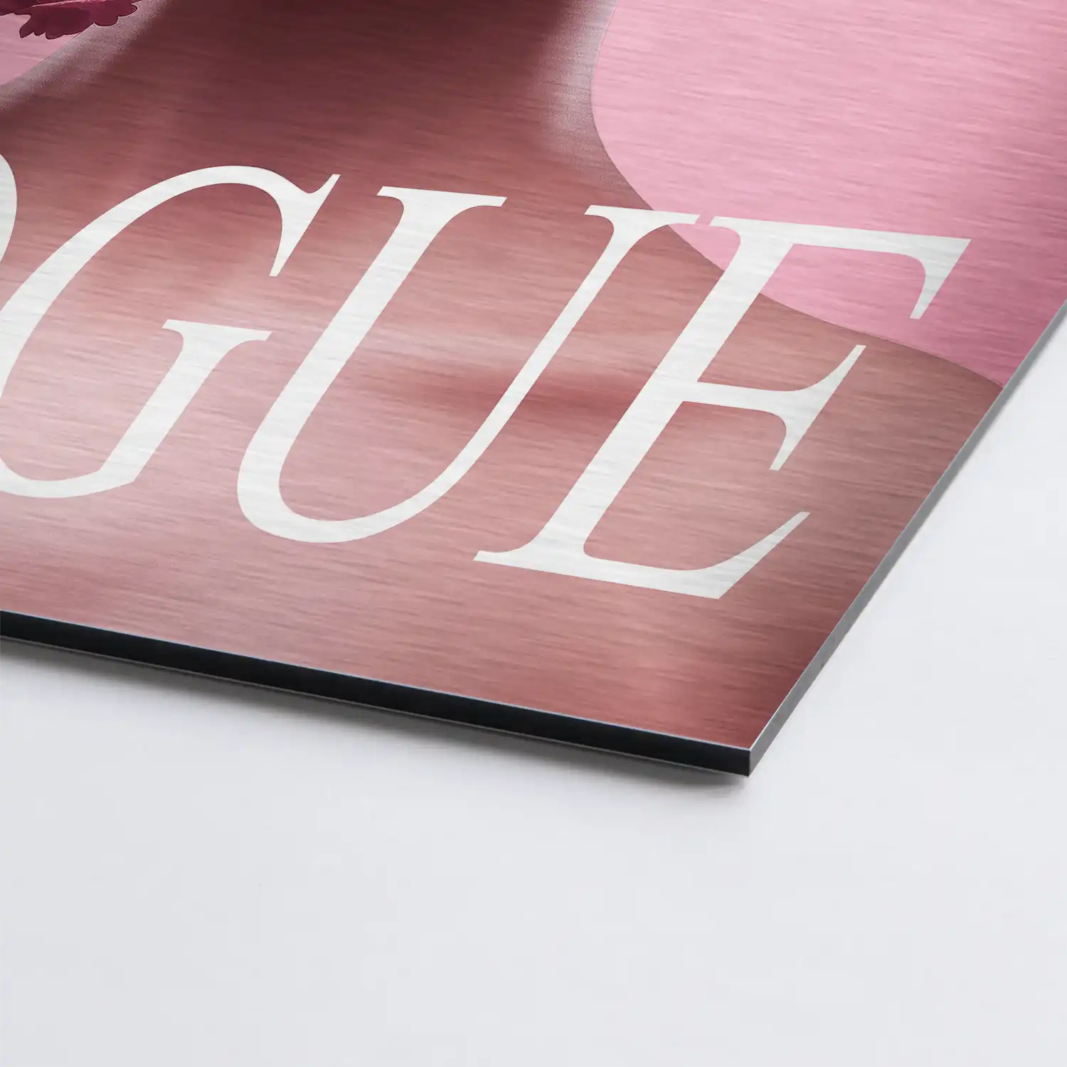 Pink Vogue Aludibond Gebürstet