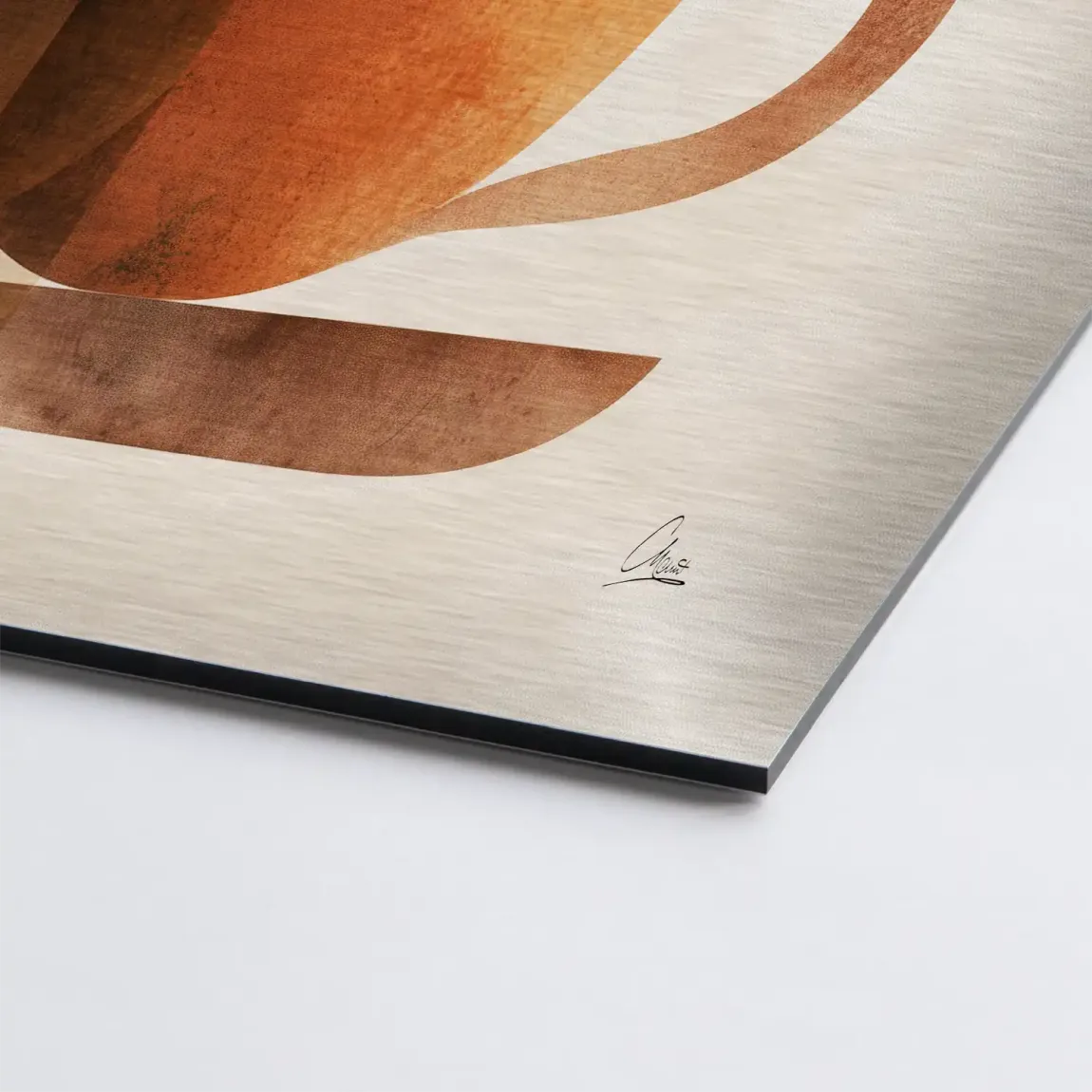 Warm Aroma Alu Gebürstet Bild