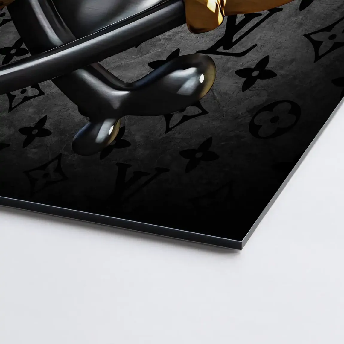 Money Skull Duck Alu Gebürstet Bild