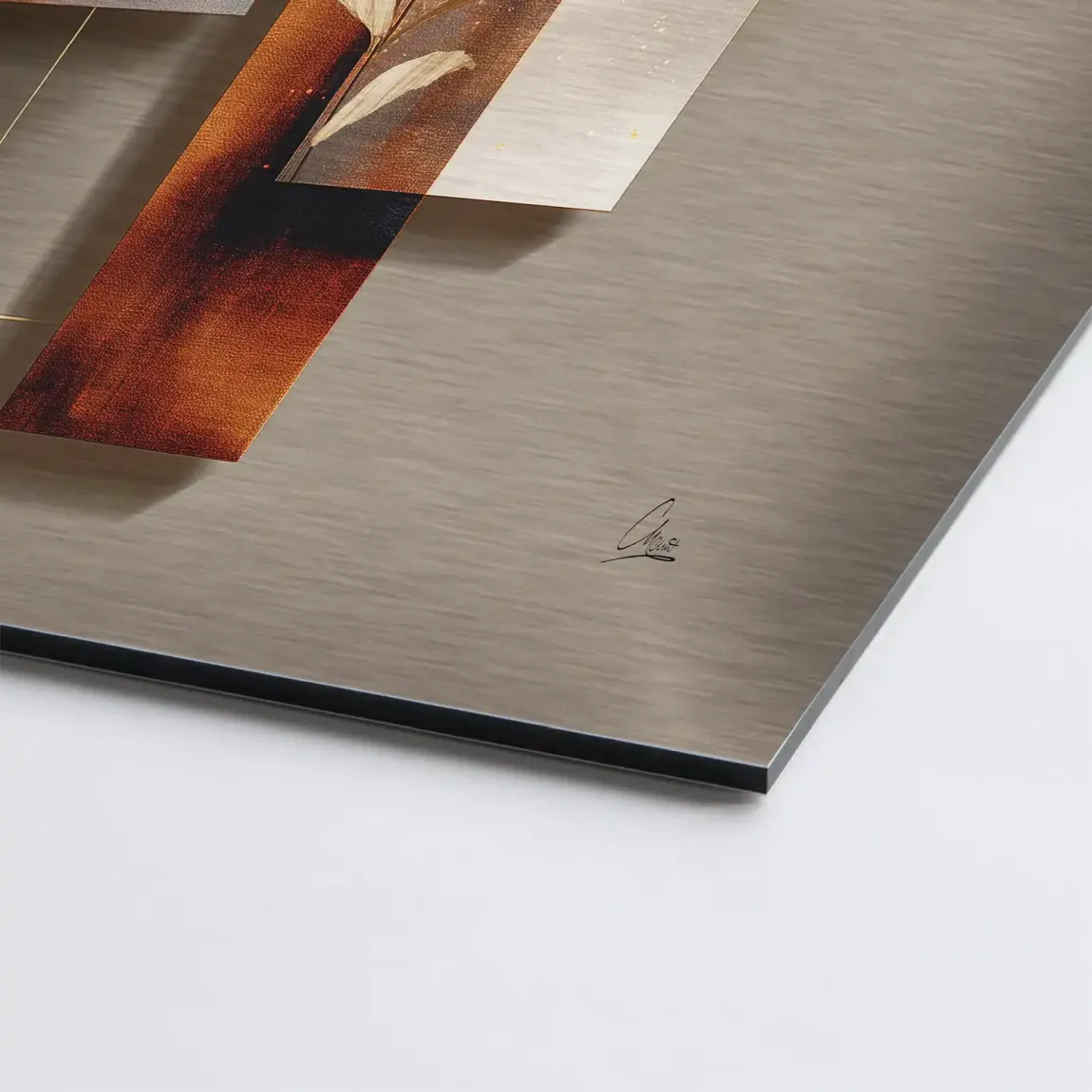 Celestial Bloom Harmony Alu Gebürstet Bild