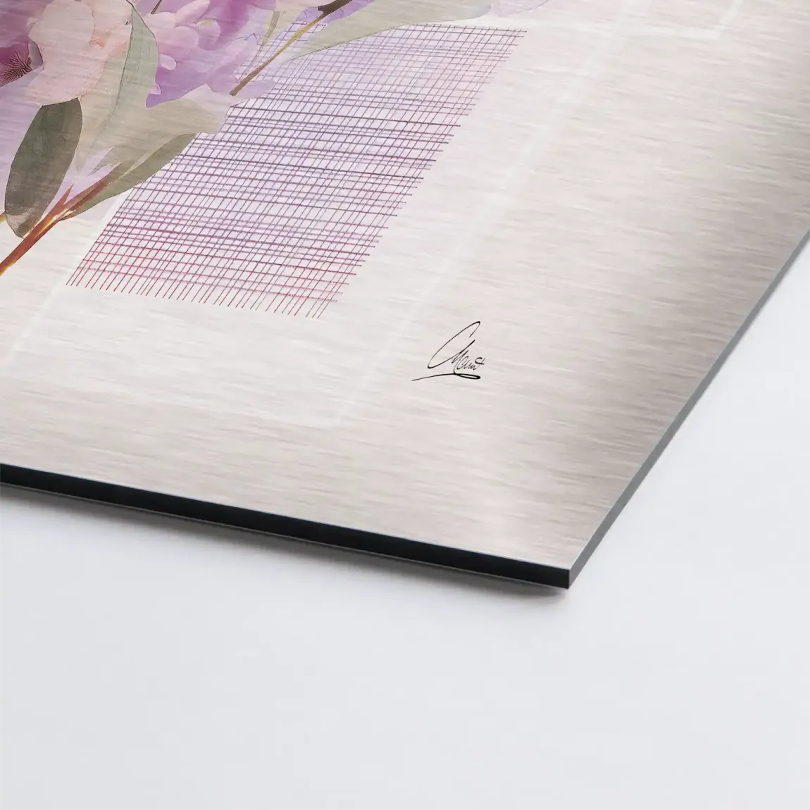 Soft Petal Harmony Alu Gebürstet Bild