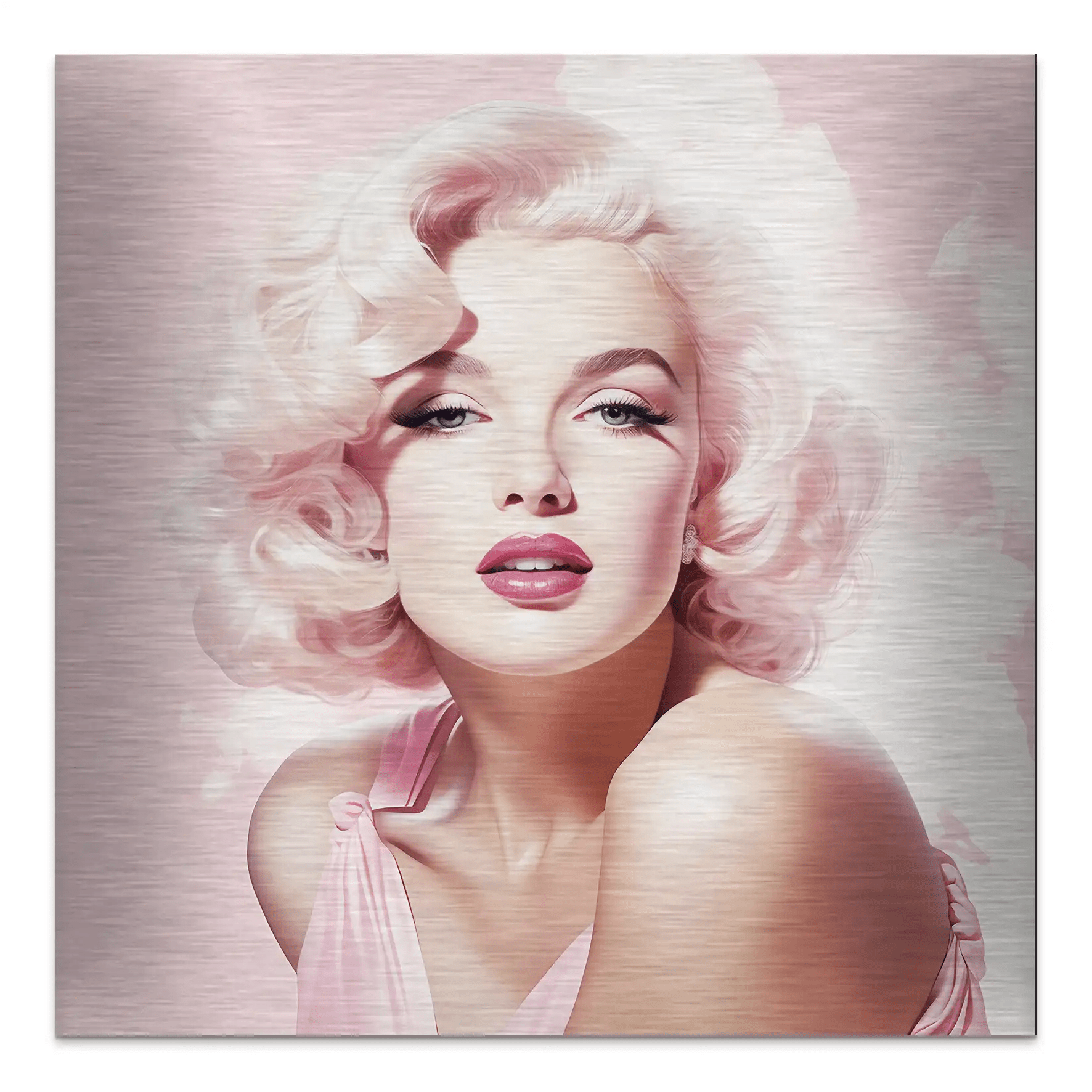 Pink Marilyn Alu Gebürstet INGALERIE