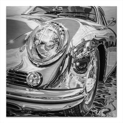 Porsche 356 Abstrakt Nr.3 Alu Gebürstet