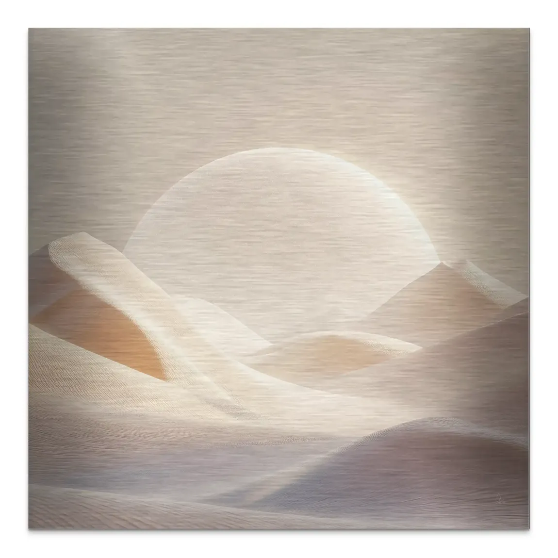 Desert Light Alu Gebürstet Bild
