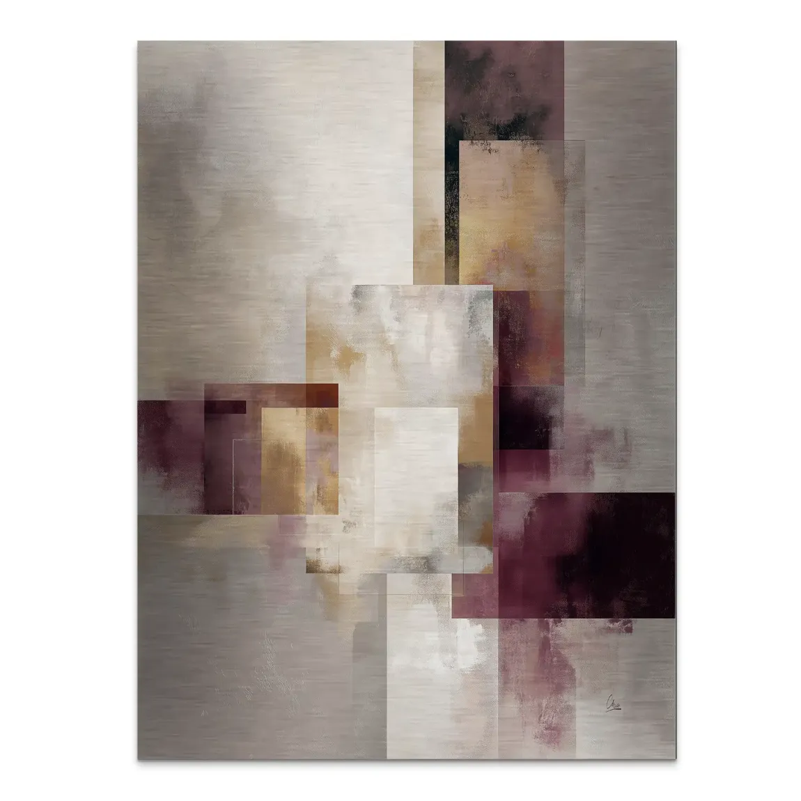 Mystic Geometry Alu Gebürstet Bild