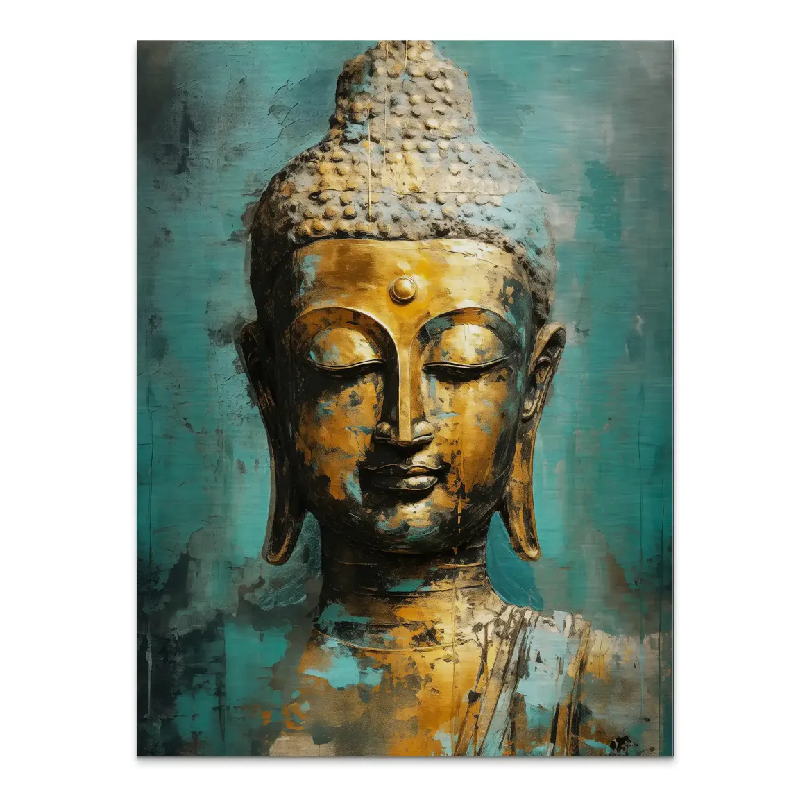 Buddha Essence Aludibond Gebürstet INGALERIE