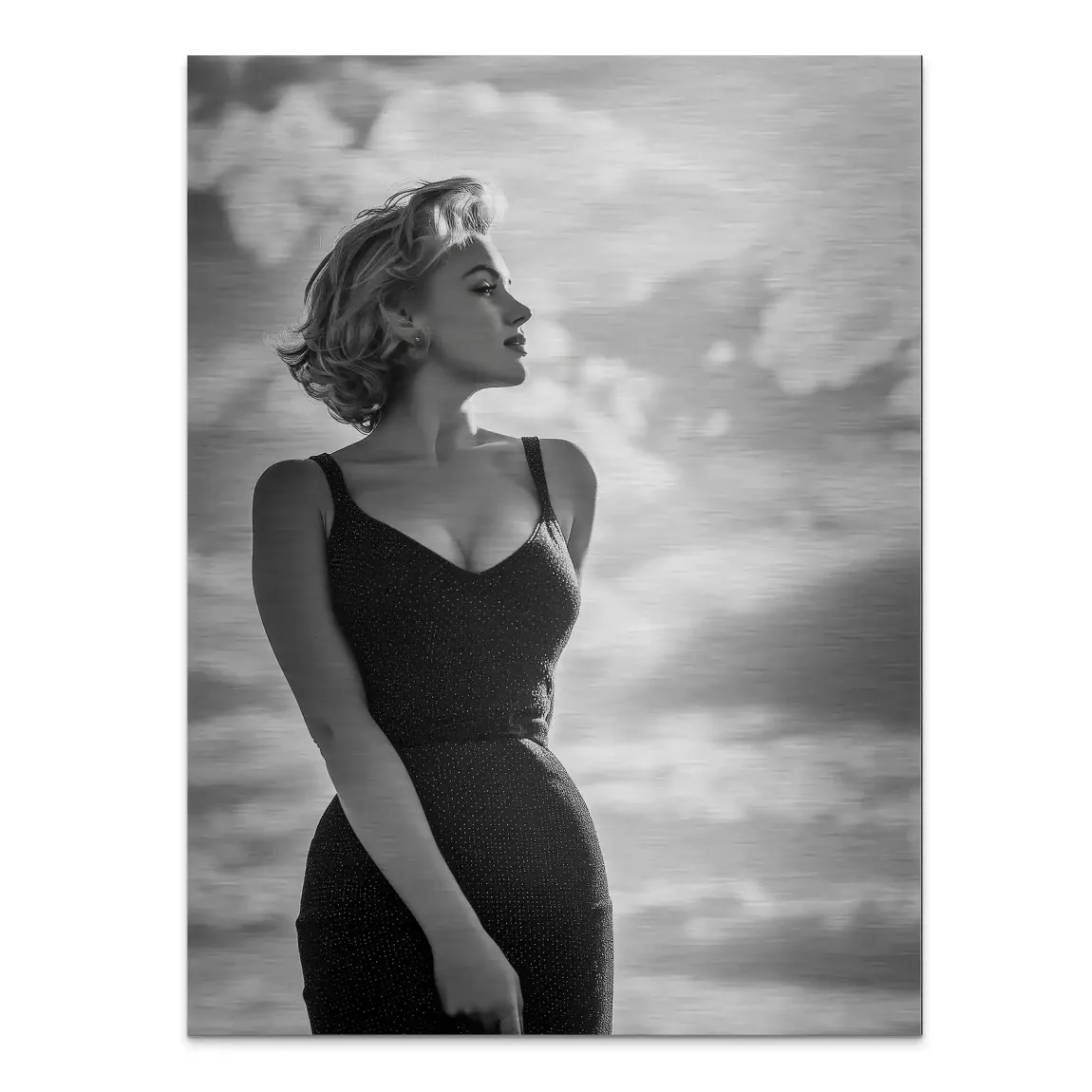 Marilyn Sunset Grace Alu Gebürstet Bild