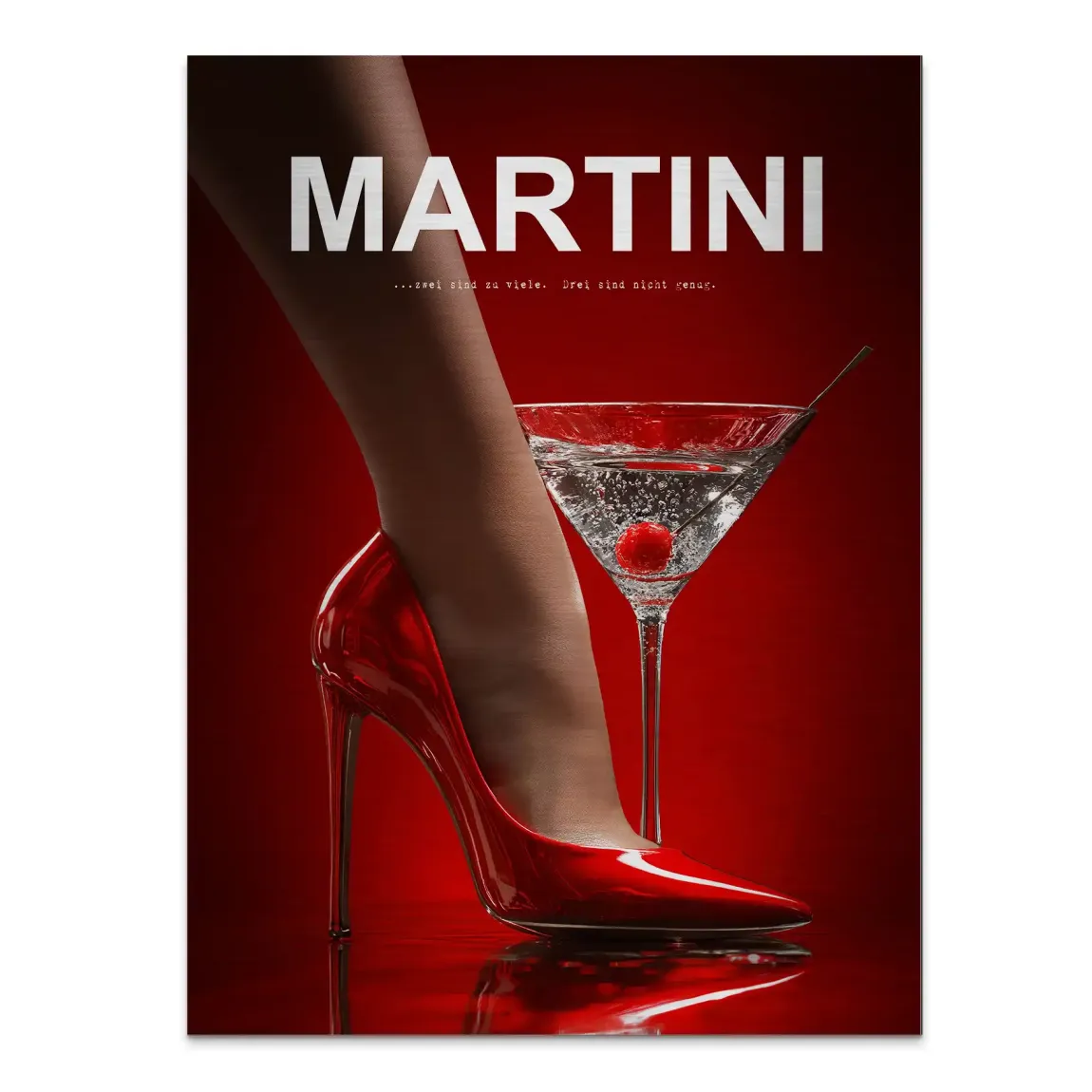 Martini Red Desire Alu Gebürstet Bild