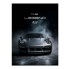 Silver Legend Porsche 911 Alu Gebürstet Bild