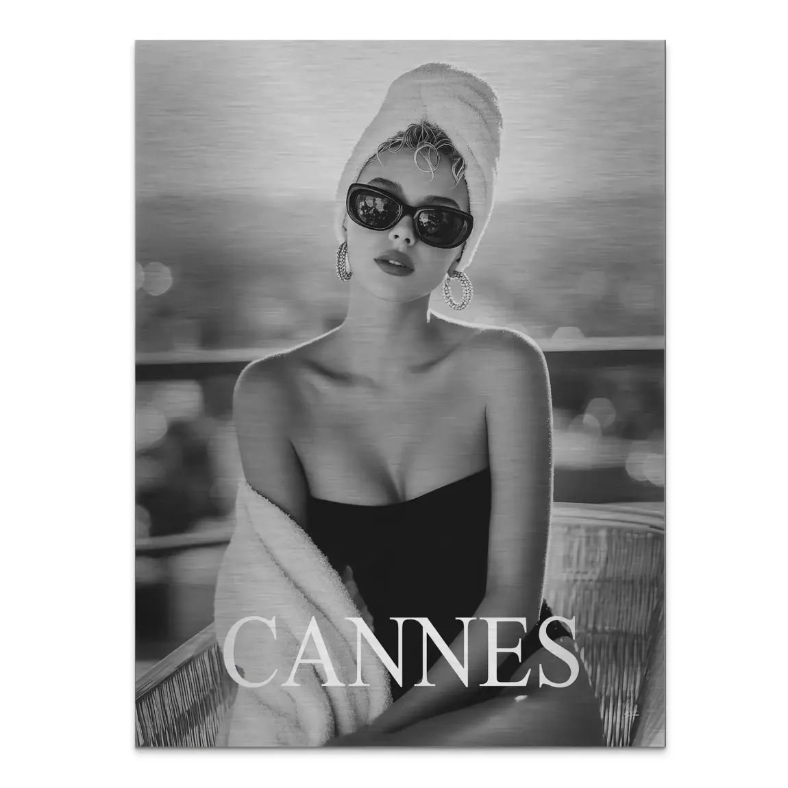 Cannes Glamour Alu Gebürstet Bild