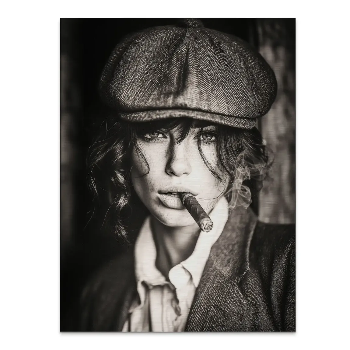 Beauty of Smoke and Silence Aludibond Gebürstet INGALERIE