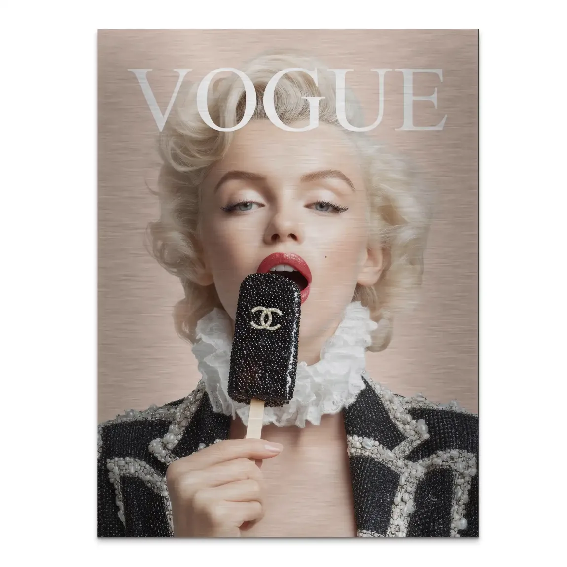 Marilyn Coco Eis Alu Gebürstet Bild