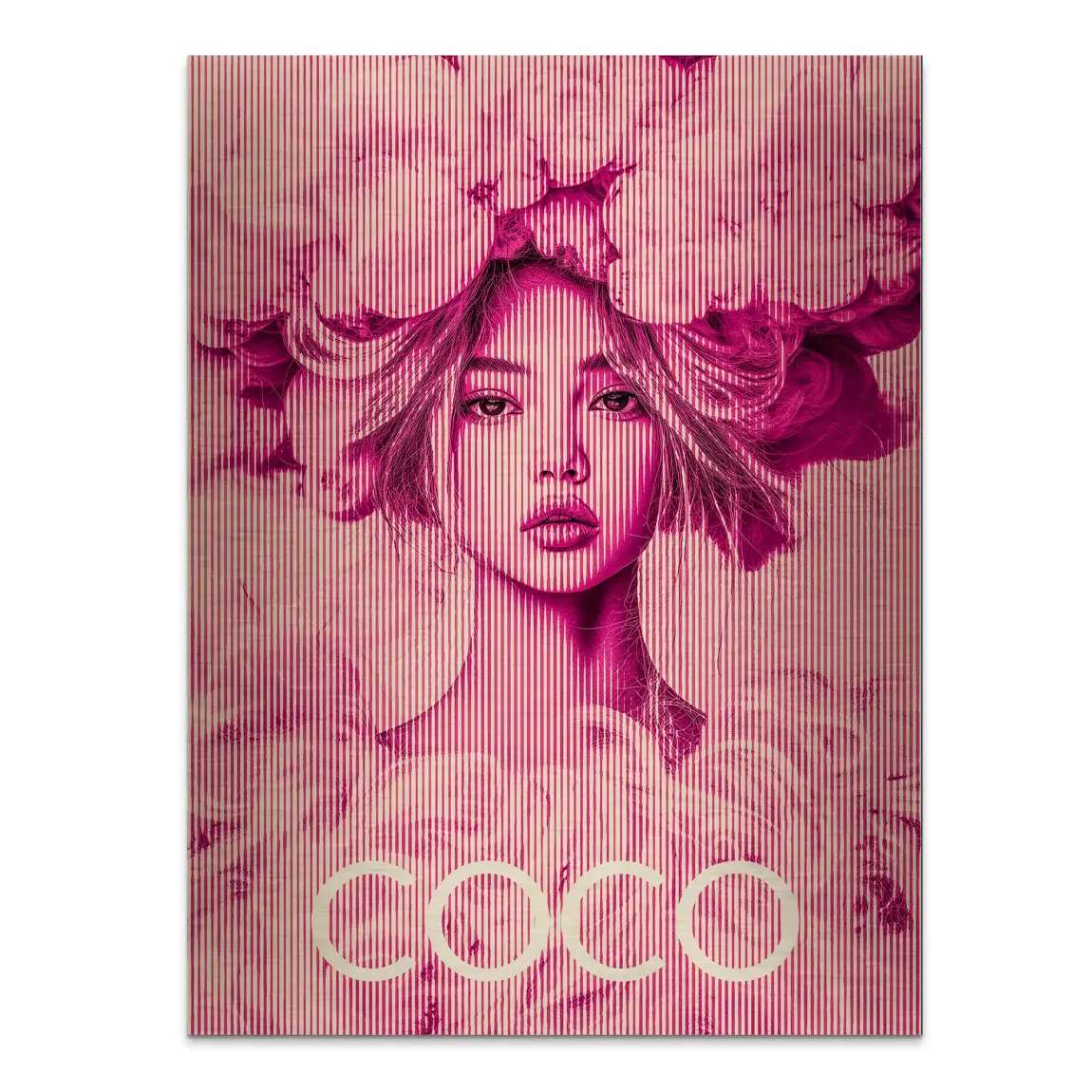 Coco Vision in Pink Aludibond Gebürstet INGALERIE