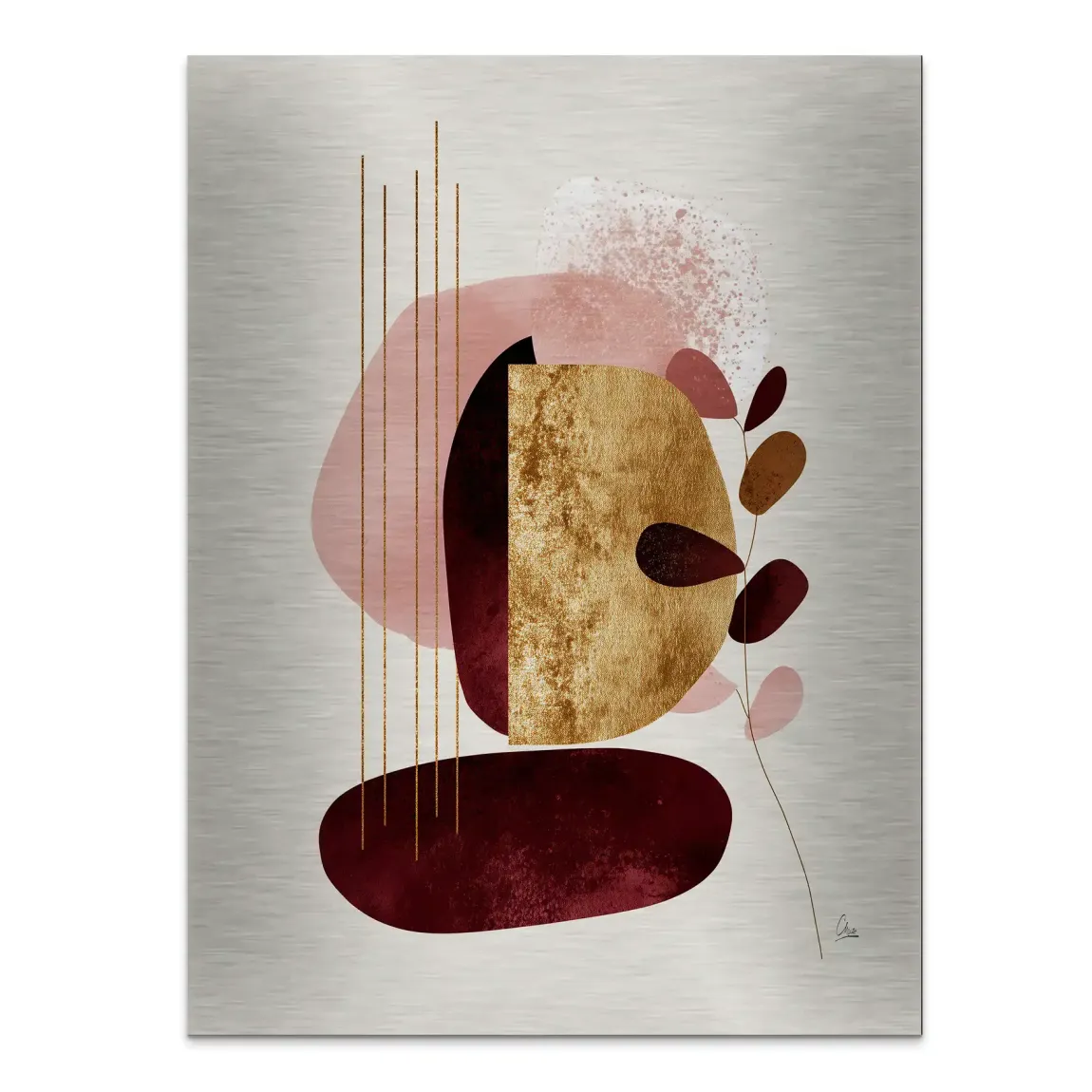 Velvet Shape Alu Gebürstet Bild