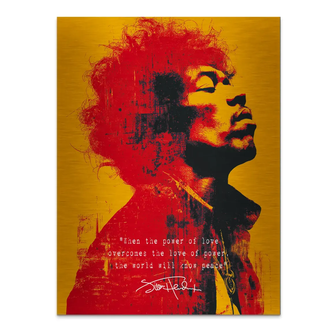 Electric Soul Hendrix Alu Gebürstet Bild