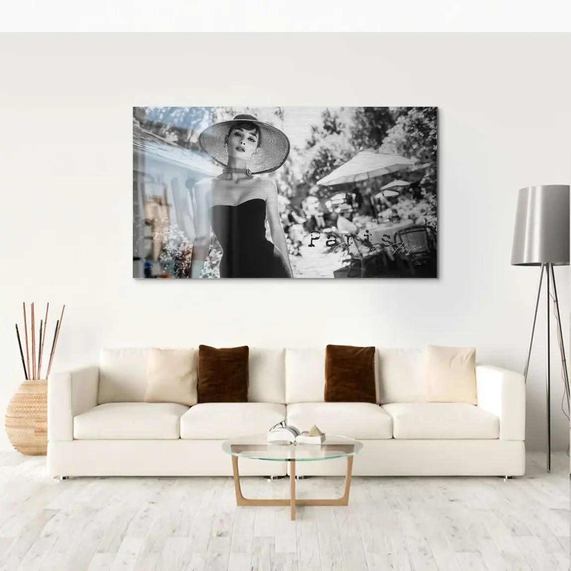 Audrey Hepburn Summer Style Alu Gebürstet