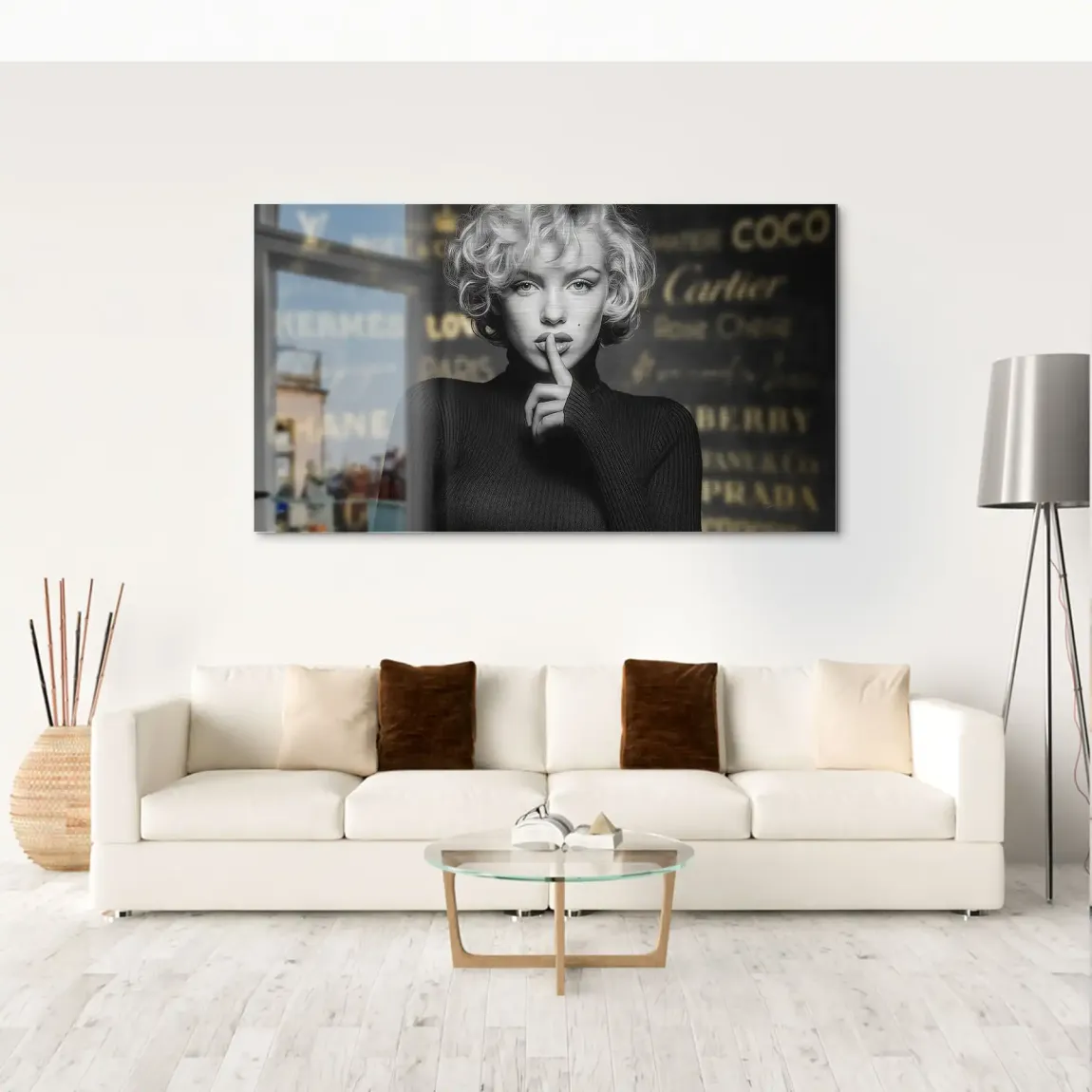 Marilyn Monroe Secret Glamour Alu Gebürstet