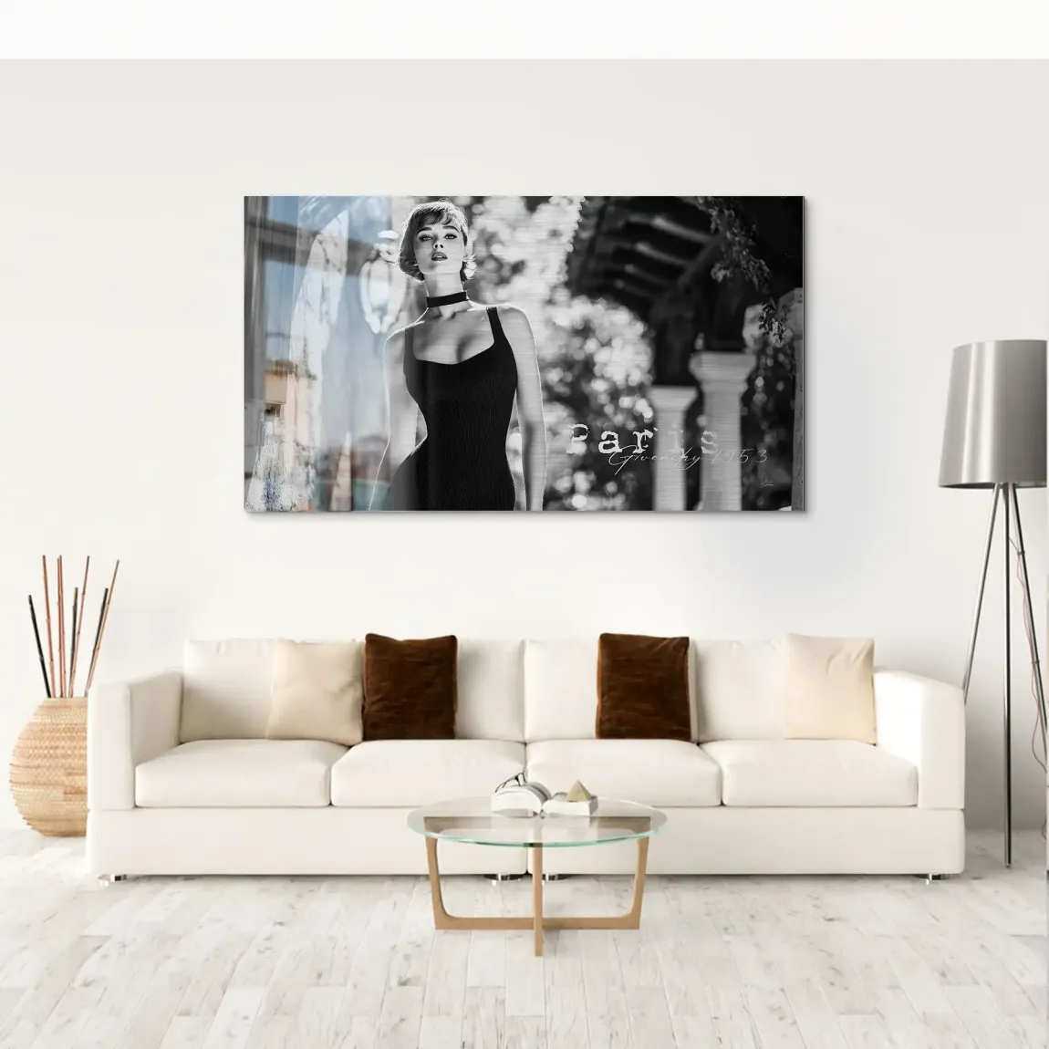 Audrey Hepburn Givenchy Alu Gebürstet