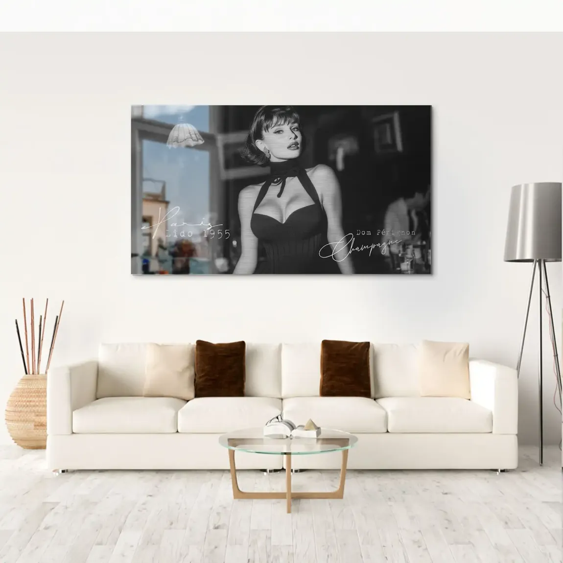 Audrey Hepburn Lido Bar Alu Gebürstet