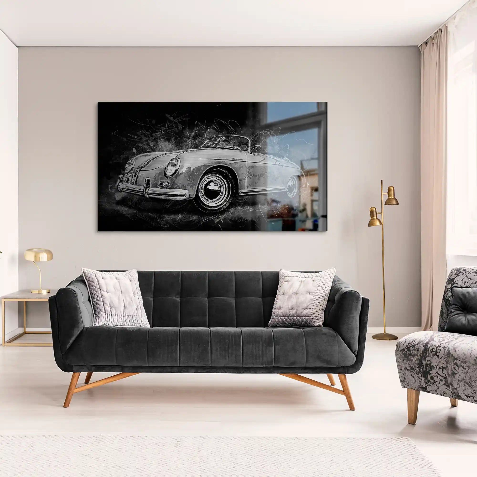 Porsche Speedster City Style Aludibond Bild INGALERIE