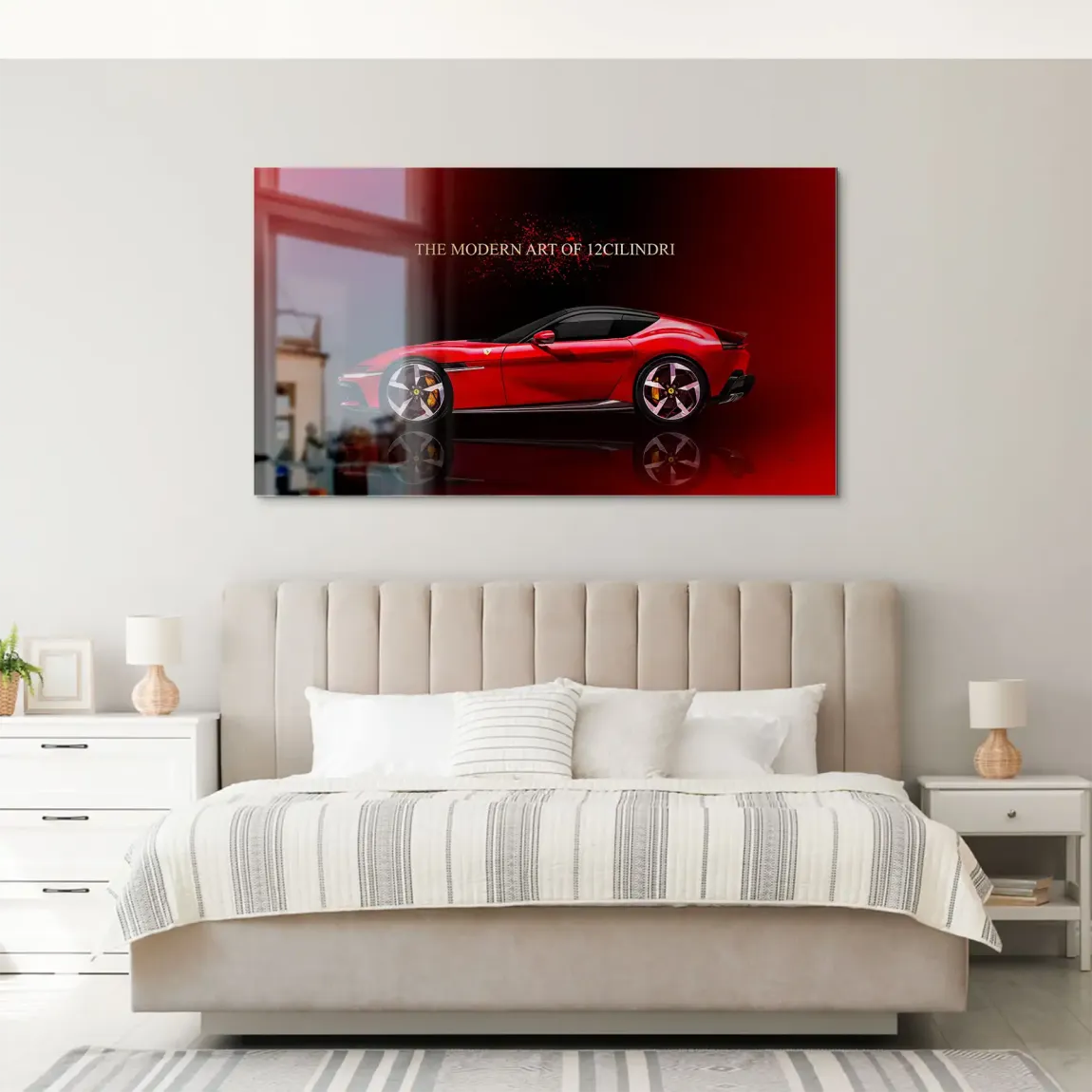 Ferrari Prestige Art Alu Gebürstet