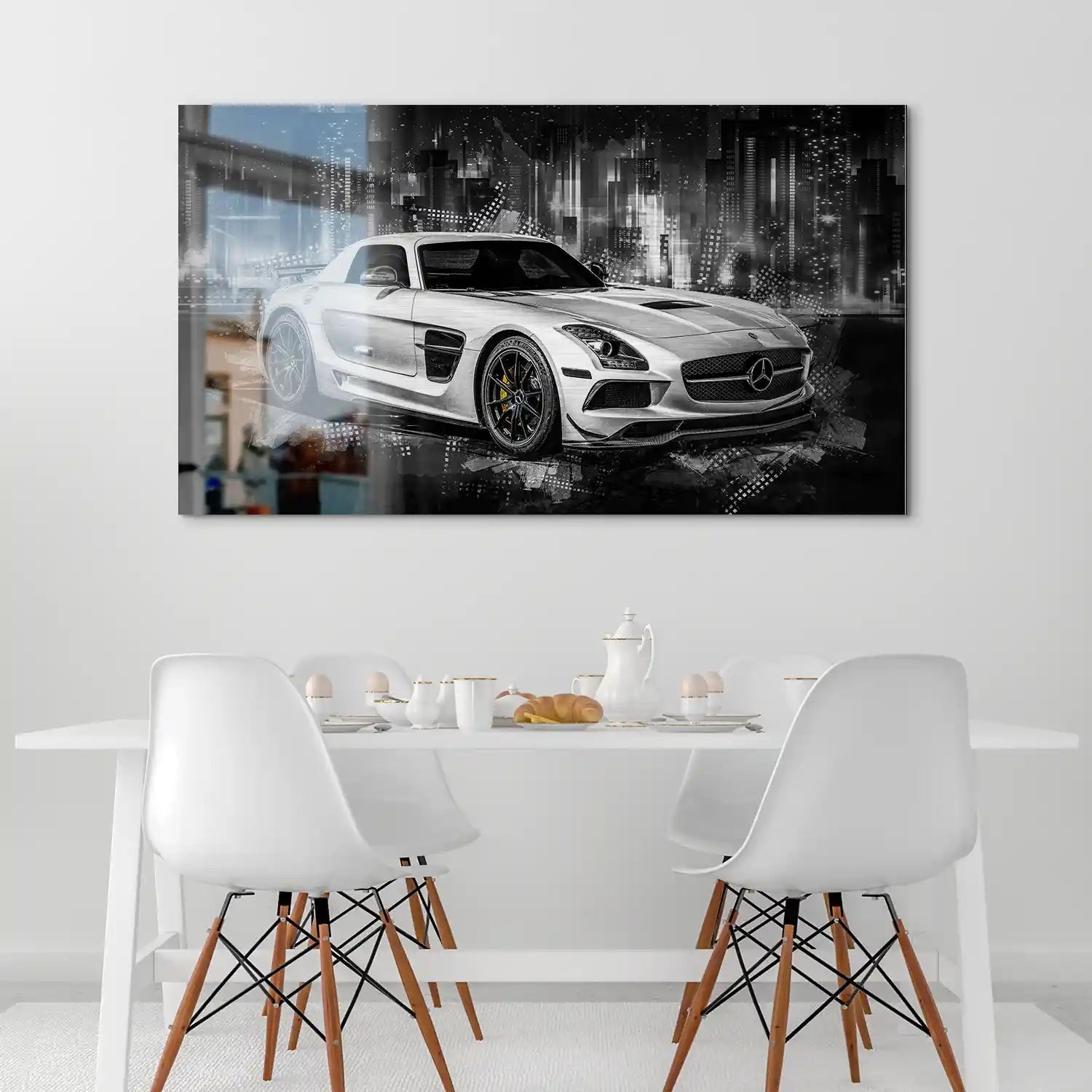 Mercedes SLS City Style Alu Gebürstet INGALERIE