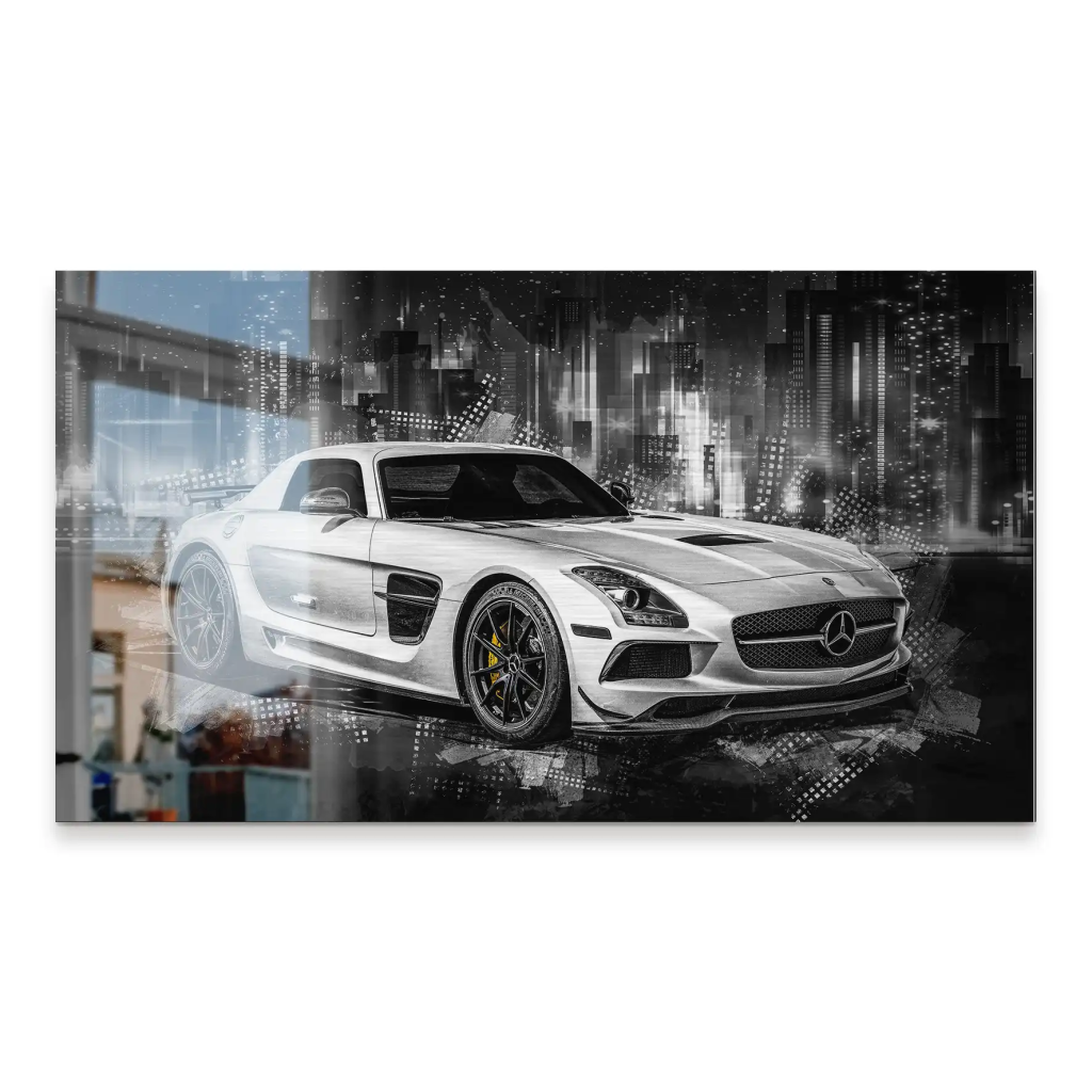 Mercedes SLS City Style Alu Gebürstet INGALERIE