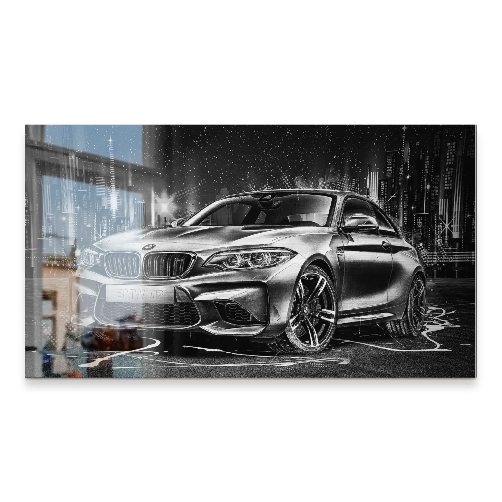 BMW M2 Black Style Alu Gebürstet INGALERIE