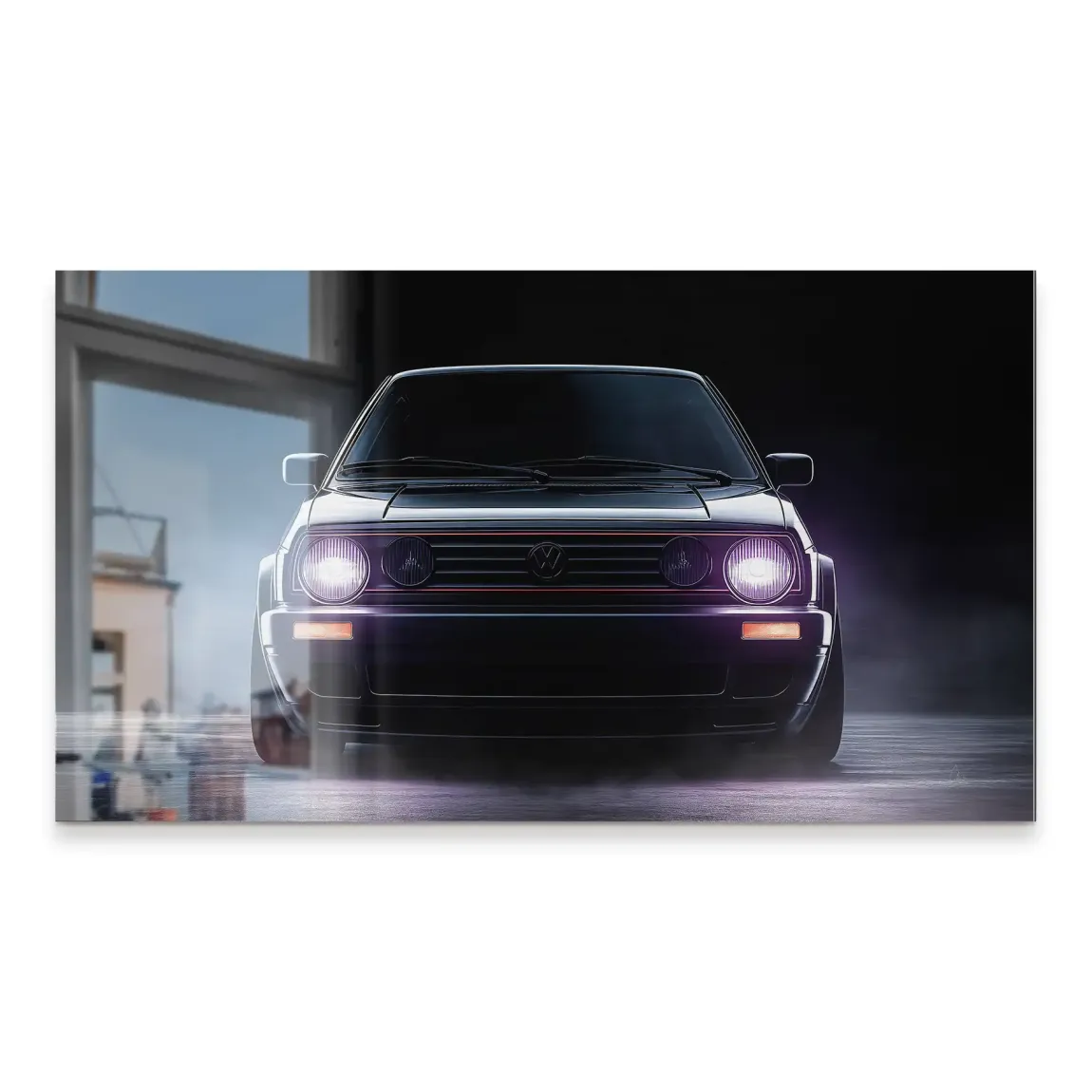 VW Golf Old School Alu Gebürstet