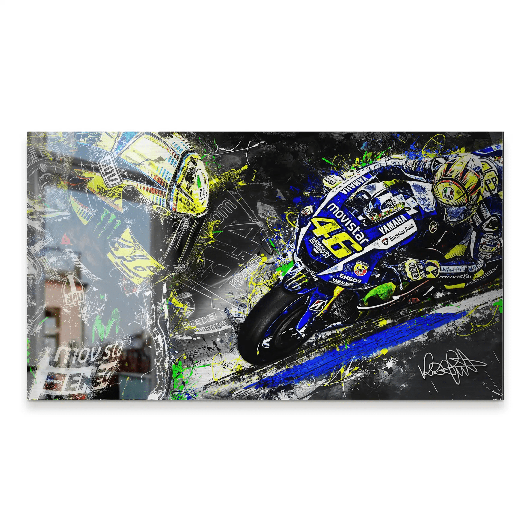 Rossi Yamaha Art Alu Gebürstet INGALERiE